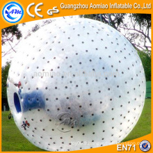 0.8mm ballon de football gonflable en PVC, zorb ball